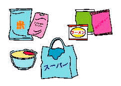 イラスト：ポリ袋・ラップ類