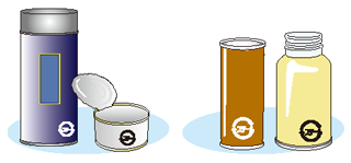 イラスト:スチール缶