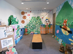 展示の様子(王滝村)