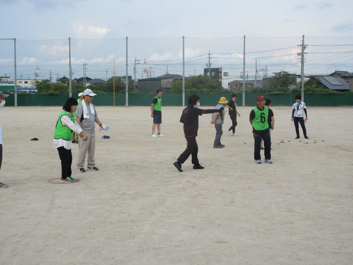 市民ペタンク大会の様子