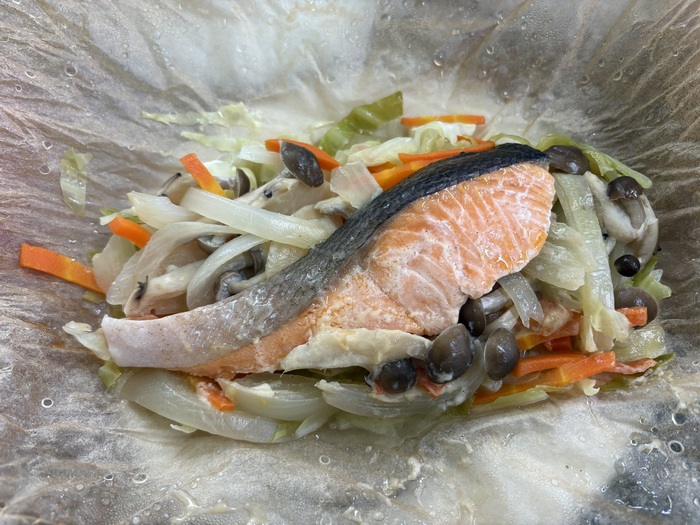 鮭のちゃんちゃん蒸し