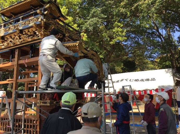 令和2年度 山車解体【令和2年4月25日(土曜日)】