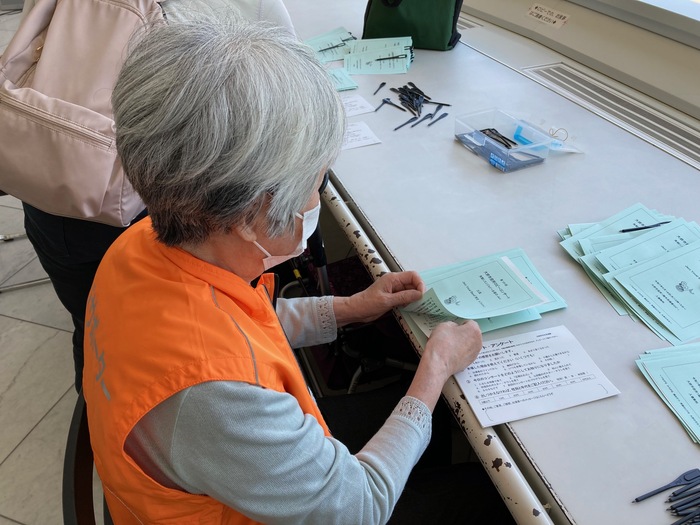 ロビーコンサート事前準備