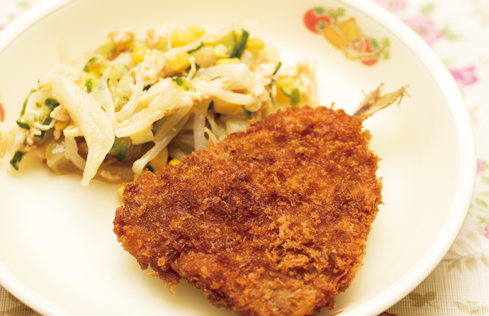 アジフライのレモンスースがけ