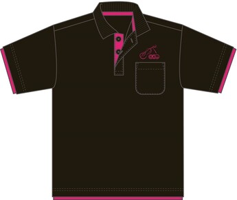 (1)ブラック×ホットピンク