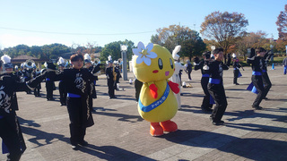 マーチングバンドの人と