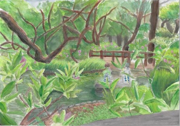 イラスト：市長賞の作品