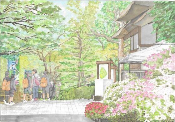 イラスト：市長賞の作品