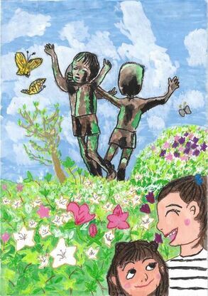 イラスト：市長賞の作品