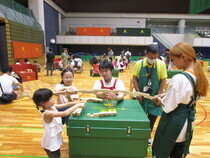 大学生と大府市どまんなか応援サポーターと遊ぶ