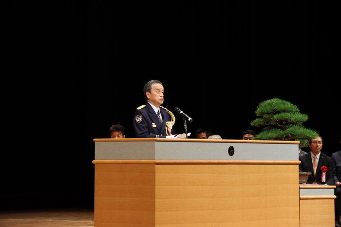 市長挨拶の様子