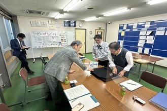 テイシンの会社内