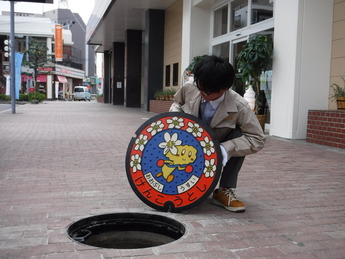 大府駅前の設置写真　