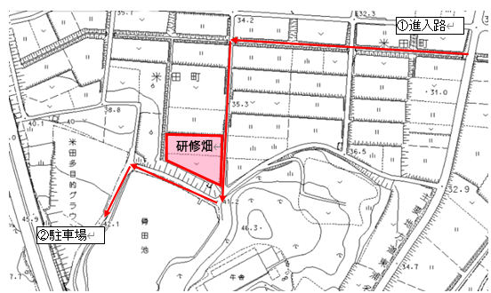 会場・駐車場の案内の画像