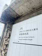 津波浸水高表示の写真