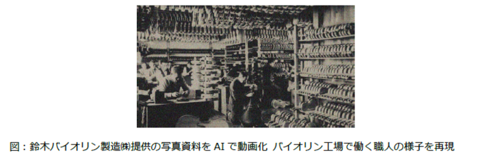 AIで動画化した画像