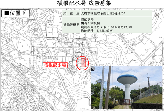 横根配水場の広告募集