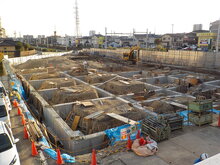 基礎の状況写真