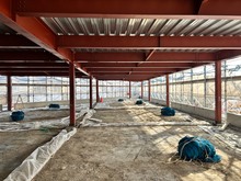 デッキプレートの設置状況写真