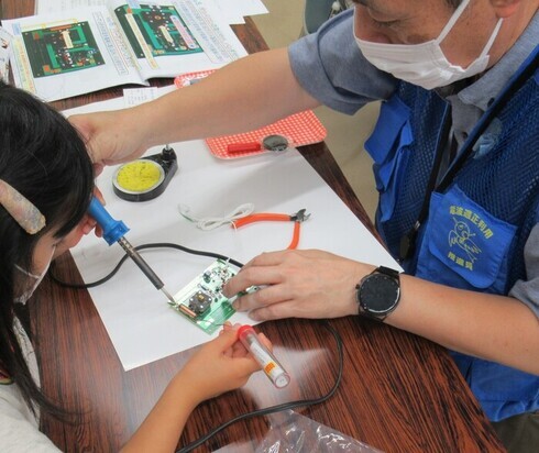 電波教室の様子です。