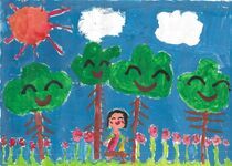 「木や花を大切に」