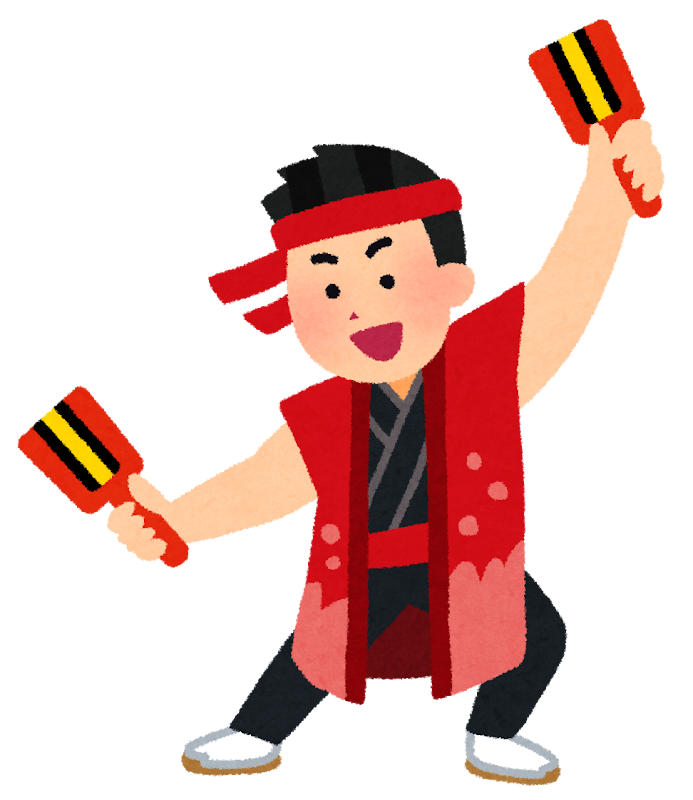 よさこいのイメージイラストです