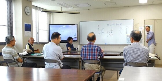 2025年に実施の講座（おやじの学び舎）の様子