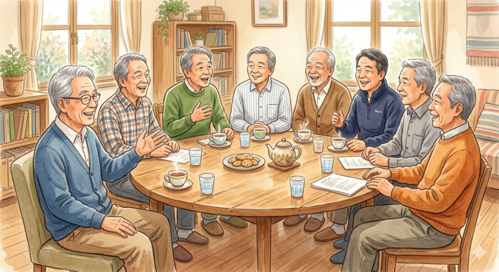 話しあいようすです。