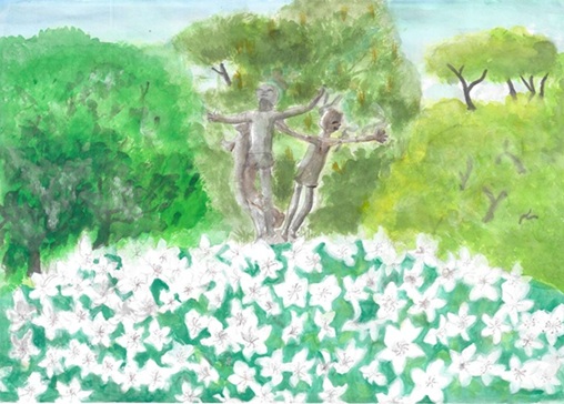 イラスト：市長賞の作品